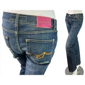 JACOB COHEN J711 Straight Fit Japanese Denim Tailor Jeans $580 Made In Italy 30